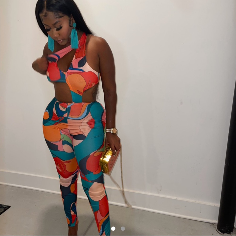 Abstract jumpsuit - Picture 2 of 2